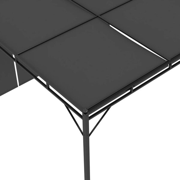 Vrtna sjenica s bočnim zastorom 3 x 3 x 2,25 m antracit - Antracitno siva / 3 x 3 x 2.25 m