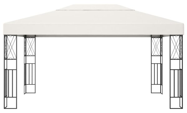 Sjenica od tkanine 3 x 4 m krem - Krema / 3 x 4 m