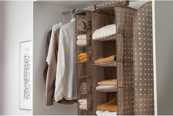 Bež navlaka za haljinu Compactor Dots, 137 cm