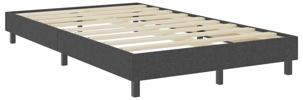 Krevet od tkanine s oprugama tamnosivi 120 x 200 cm - Siva / 120 x 200 cm