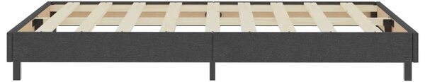 Krevet od tkanine s oprugama tamnosivi 120 x 200 cm - Siva / 120 x 200 cm