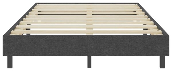Krevet od tkanine s oprugama tamnosivi 120 x 200 cm - Siva / 120 x 200 cm