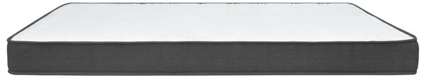 Krevet od tkanine s oprugama tamnosivi 120 x 200 cm - Siva / 120 x 200 cm