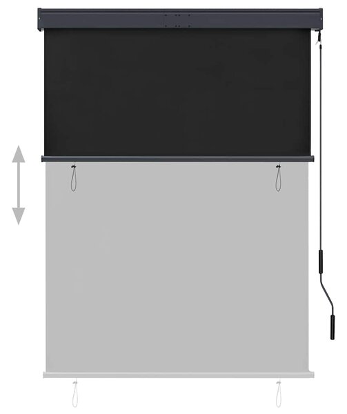 Vanjska roleta 120 x 250 cm antracit - Antracitno siva / 120 x 250 cm