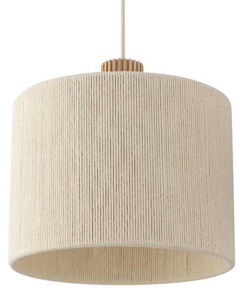 Brilliant Arlo viseća svjetiljka, bež, tkanina, duljina 120 cm, za 3 žarulje, prigušiva, Bež, Dnevni boravak/blagovaonica, Tkanina / tekstil