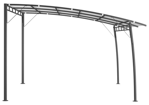 Vrtna nadstrešnica 4 x 3 x 2,55 m krem - Krema / 4 x 3 x 2.55 m
