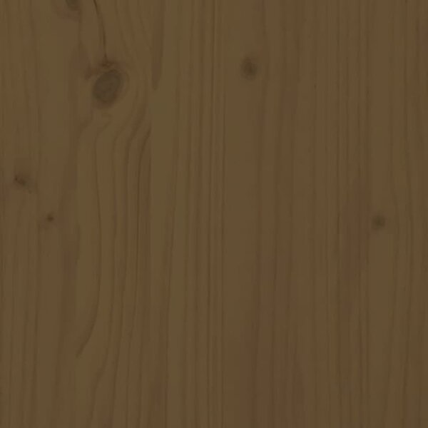 Dnevni ležaj od masivne borovine smeđa boja meda 80 x 200 cm - Smeđa / 80 x 200 cm