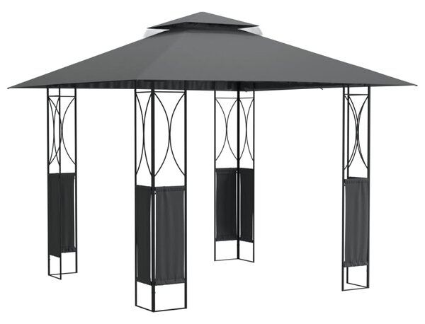 Sjenica s krovom antracit 300 x 300 x 270 čelična - Antracitno siva / 300 x 300 x 270 cm