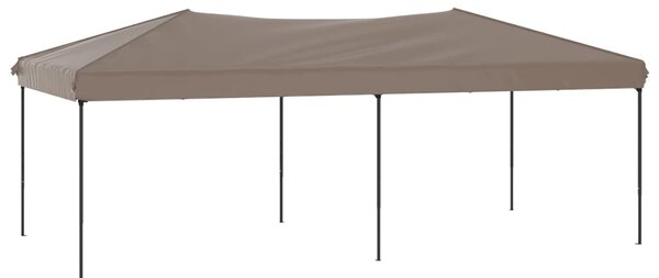 Sklopivi šator za zabave 3 x 6 m Smeđe-siva - Tupe / 3 x 6 m