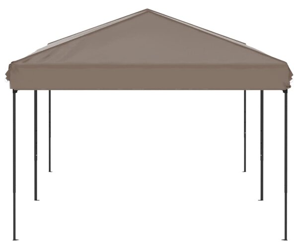 Sklopivi šator za zabave 3 x 6 m Smeđe-siva - Tupe / 3 x 6 m