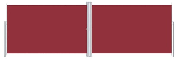 Uvlačiva bočna tenda crvena 220 x 600 cm - Crvena / 220 x 600 cm