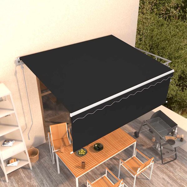 Automatska tenda na uvlačenje s roletom 4,5 x 3 m antracit - Antracitno siva / 4.5 x 3 m
