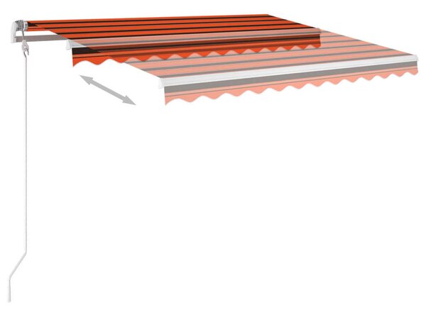 Tenda na automatsko uvlačenje 300 x 250 cm narančasto-smeđa - Šarena / 300 x 250 cm