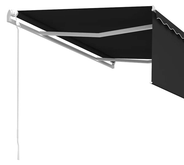 Automatska tenda na uvlačenje s roletom 4,5 x 3 m antracit - Antracitno siva / 4.5 x 3 m