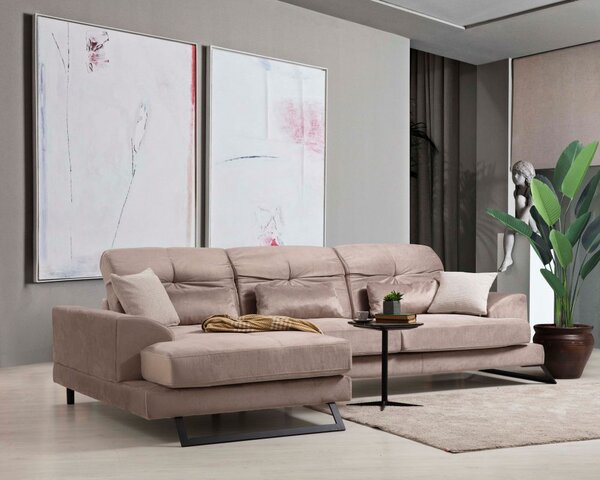 Atelier Del Sofa Kutna garnitura FRIDO lijeva, bež, Frido Corner Left (Chl+3R) - Beige