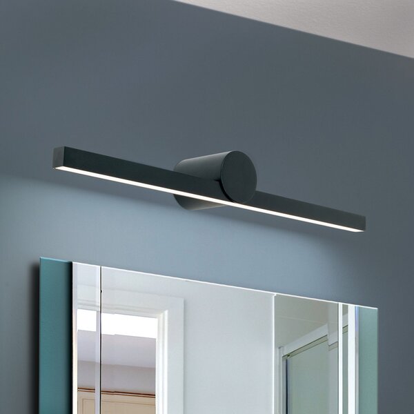ORION LED svjetiljka za ogledalo Beauty, širina 61 cm, crna, Crno, kupaonica, Metal