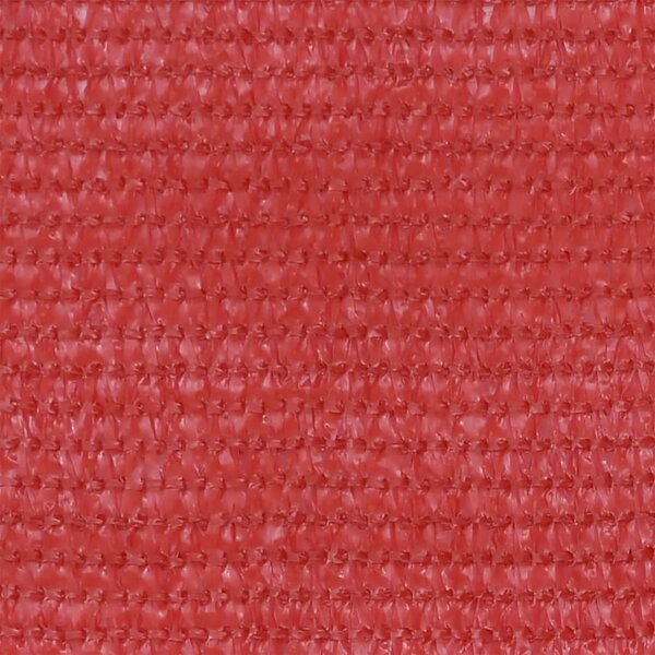 Balkonski zastor crveni 120 x 500 cm HDPE - Crvena / 120 x 500 cm