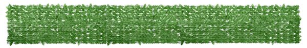 Balkonski zastor sa zelenim lišćem 600 x 75 cm - Zelena / 600 x 75 cm