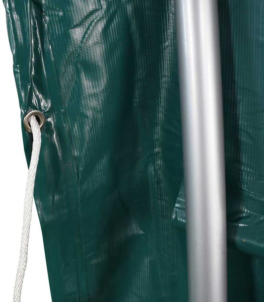 Šator za stoku PVC 3,7 x 3,7 m zeleni - Zelena