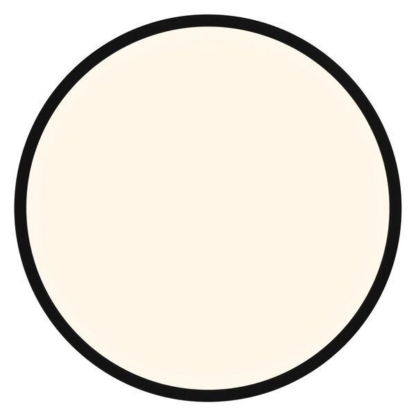 Oja Smart LED stropna svjetiljka, crna, Ø 60 cm