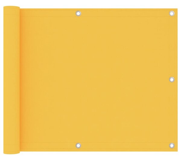 Balkonski zastor žuti 75 x 600 cm od tkanine Oxford - Žuta / 75 x 600 cm