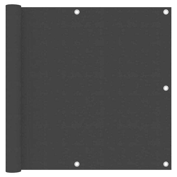 Balkonski zastor crni 90 x 400 cm od tkanine Oxford - Crna / 90 x 400 cm
