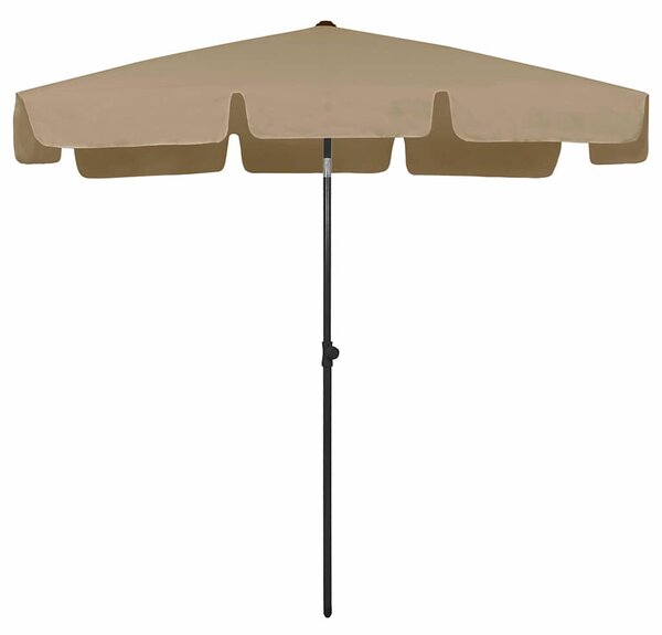 Suncobran za plažu smeđesivi 200 x 125 cm - Tupe / 200 x 125 cm