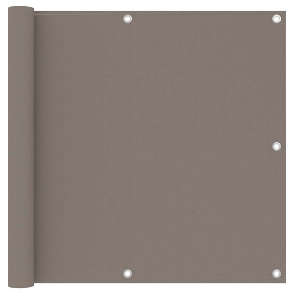 Balkonski zastor smeđe-sivi 90 x 300 cm od tkanine Oxford - Tupe / 90 x 300 cm
