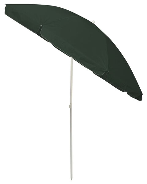 Suncobran za plažu zeleni 240 cm - Zelena / 240 cm