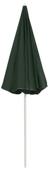 Suncobran za plažu zeleni 240 cm - Zelena / 240 cm
