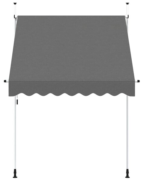 Tenda na ručno uvlačenje 200 cm antracit - Antracitno siva / N/A