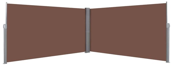 Uvlačiva bočna tenda 160 x 600 cm smeđa - Smeđa / 160 x 600 cm