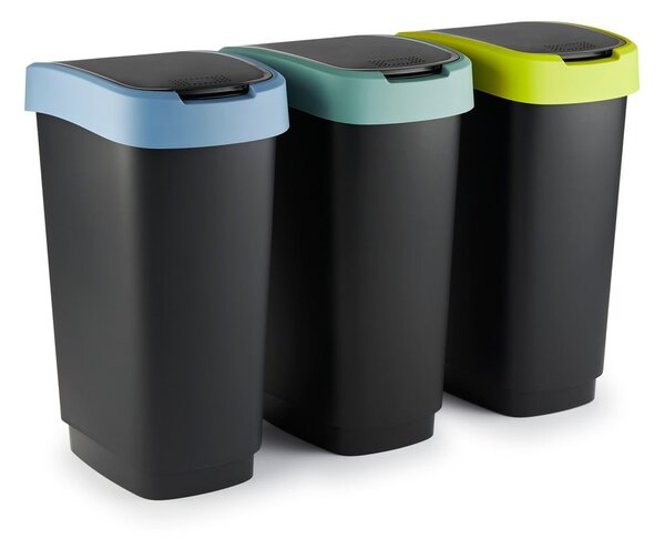 Kanta za otpad od reciklirane plastike 50 l Twist - Rotho