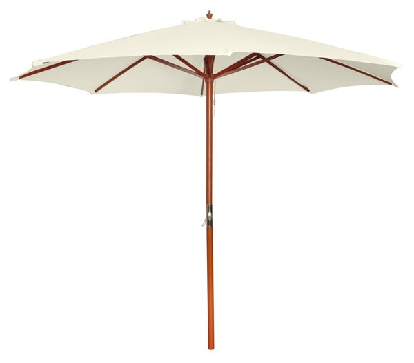 Suncobran 300 x 258 cm pješčano bijeli - Bijela / N/A