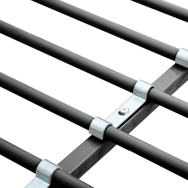 Krevet na kat sa stolićima u okviru crni metalni 90 x 200 cm - Crna / 90 x 200 cm