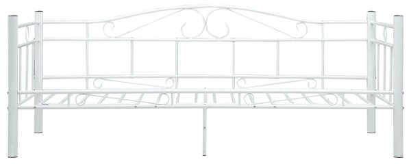 Okvir za dnevni ležaj bijeli metalni 90 x 200 cm - Bijela / N/A