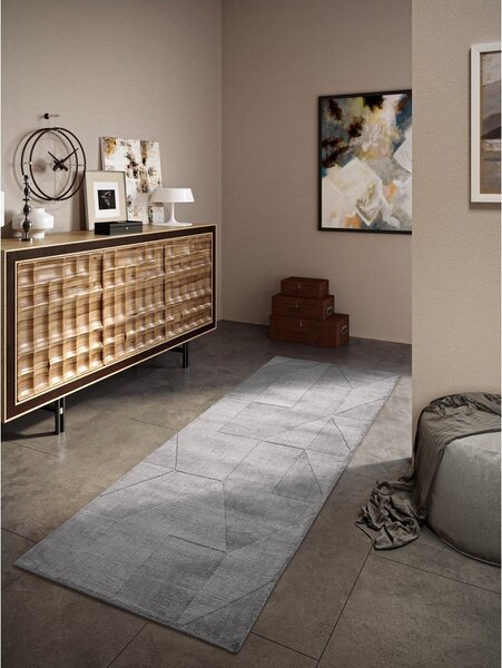 Siva ručno rađena vunenia staza 80x250 cm Ursule – Villeroy&Boch