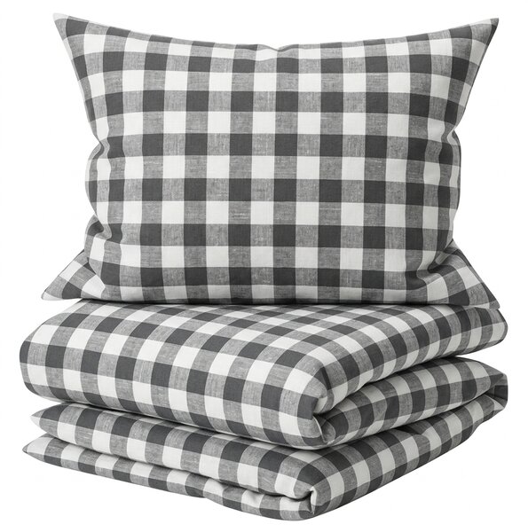 Pamučna posteljina BLACK CUBIS crna, 100% pamuk Dimenzije posteljine: 70 x 80 cm | 140 x 200 cm