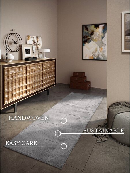 Siva ručno rađena vunenia staza 80x250 cm Ursule – Villeroy&Boch