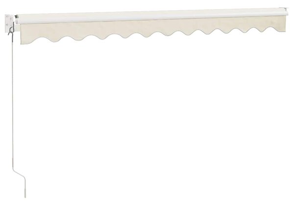 Tenda na uvlačenje krem 3 x 2,5 m od tkanine i aluminija - Krema / 3 x 2.5 m