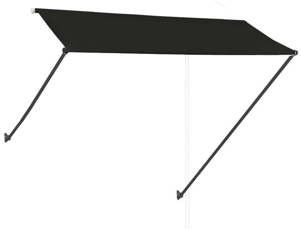 Tenda na uvlačenje s LED svjetlima 300 x 150 cm antracit - Antracitno siva / 300 x 150 cm
