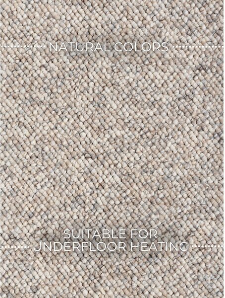 Siva/krem periva staza 80x240 cm Rocco Dark Cream – Elle Decoration