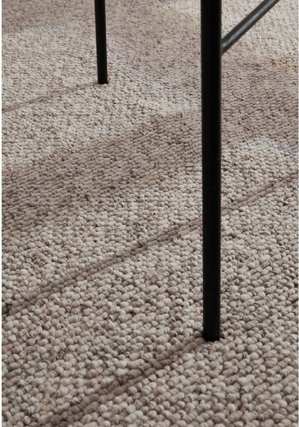 Siva/krem periva staza 80x240 cm Rocco Dark Cream – Elle Decoration