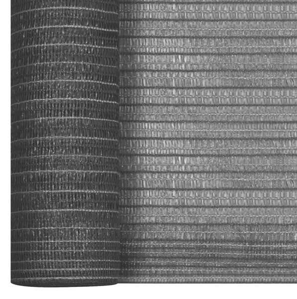 Mreža za privatnost antracit 1,2 x 10 m HDPE 75 g/m² - Antracitno siva / 1.2 x 10 m (75 g)