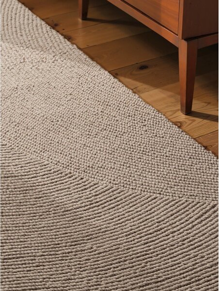 Bež ručno rađena vunena staza 80x200 cm Calmio – Hanse Home