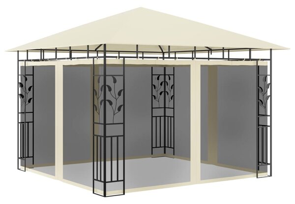 Sjenica s mrežom protiv komaraca 3 x 3 x 2,73 m krem 180 g/m² - Krema / 3 x 3 x 2.73 m