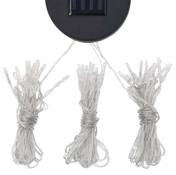 Sjenica sa zastorima i LED svjetlosnim trakama 4 x 3 m antracit - Antracitno siva / 4 x 3 m