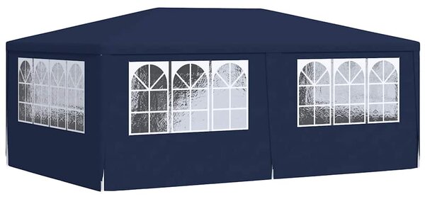 Profesionalni šator za zabave 4 x 6 m plavi 90 g/m² - Plava / 4 x 6 m