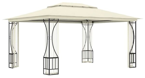 Sjenica s mrežama 300 x 400 x 265 cm krem - Krema / 300 x 400 x 265 cm