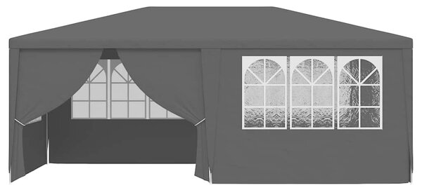 Profesionalni šator za zabave 4 x 6 m antracit 90 g/m² - Antracitno siva / 4 x 6 m
